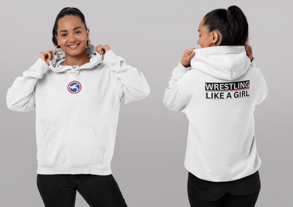 Wrestling Like A Girl - Premium Hoodie