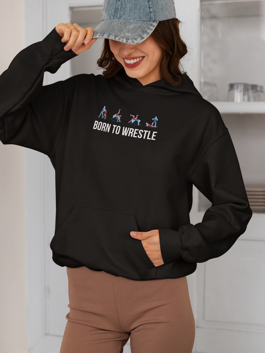BORN TO WRESTLE - Evolution - Hoodie Damen