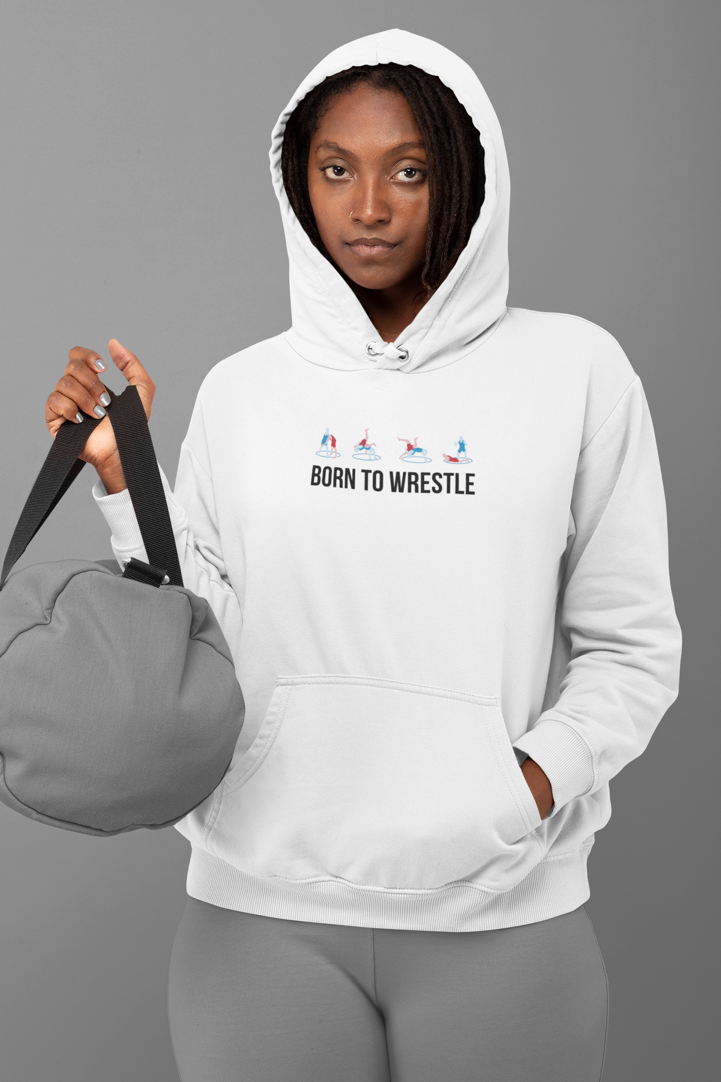 BORN TO WRESTLE - Evolution - Hoodie Damen