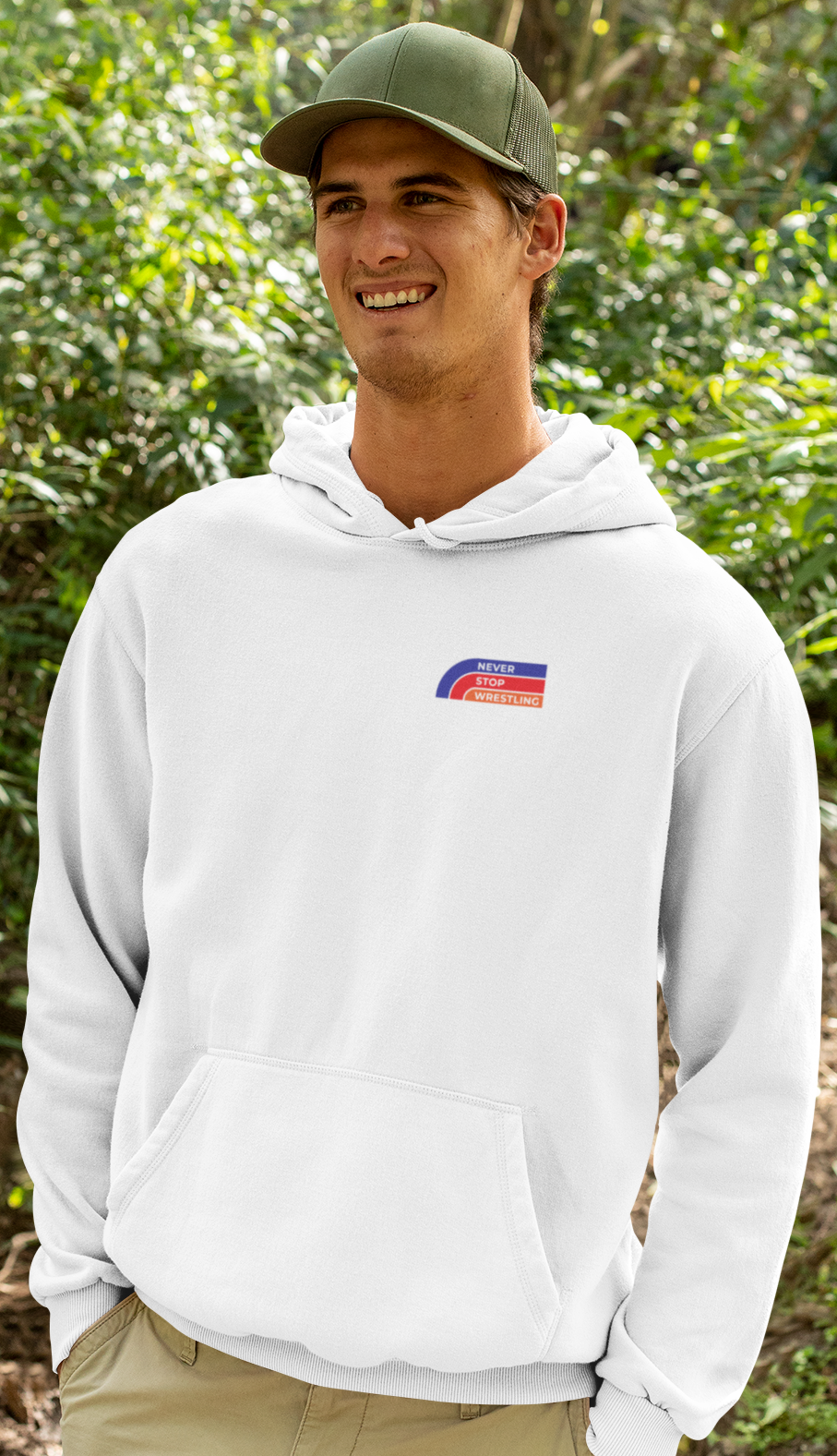 Never Stop Wrestling - Hoodie
