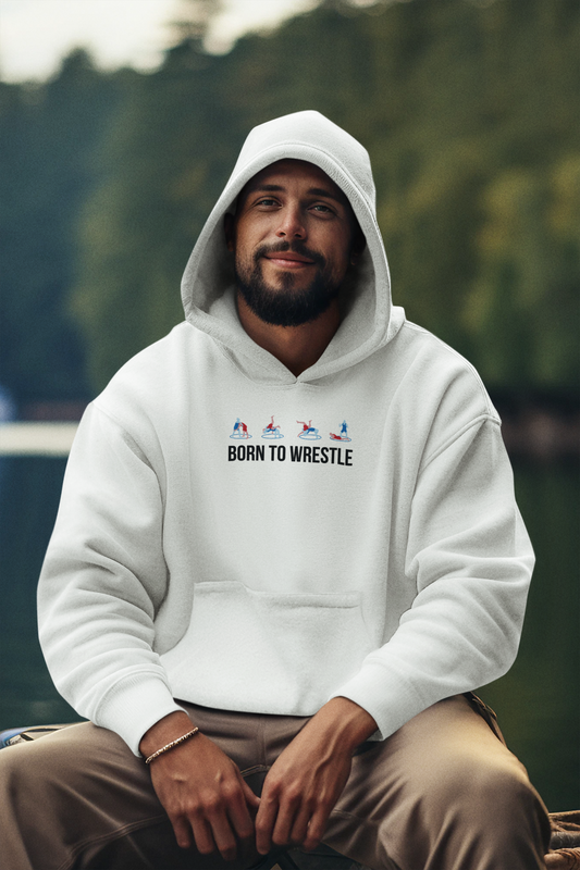 BORN TO WRESTLE - Evolution - Hoodie Herren