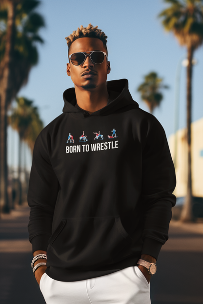 BORN TO WRESTLE - Evolution - Hoodie Herren